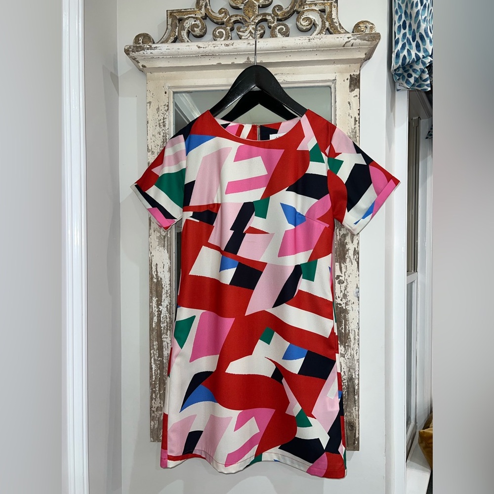 Lili Sidonio short sleeve sheath dress size XS